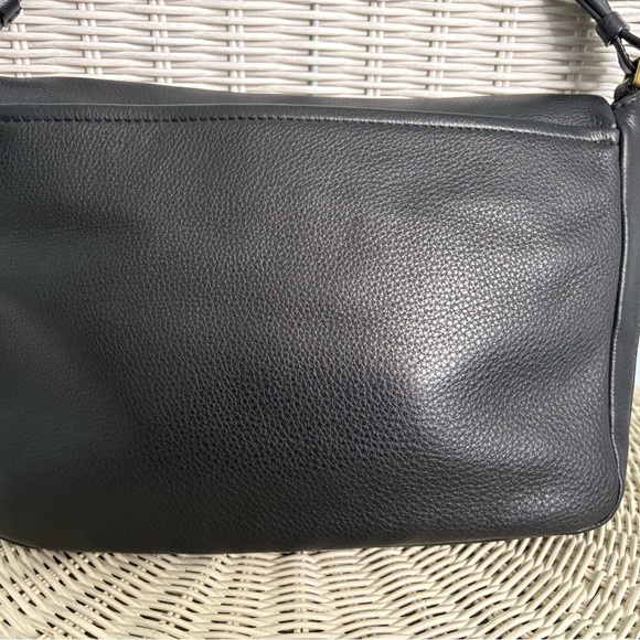 Fossil Preston Black Pebbled Leather Crossbody Bag - Picture 4 of 11